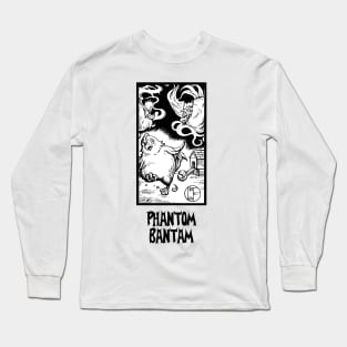 Ghost Chickens - Phantom Bantam Quote - Black Outline Version Long Sleeve T-Shirt